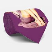 Cravate de pin-up de fille de Martini (Roulé)