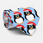 Cravate de pingouin de Noël (Roulé)