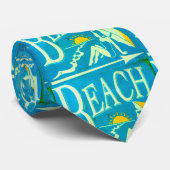 cravate de plage bleue (Roulé)