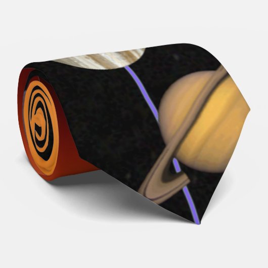 Cravate de planètes de Glowees (Roulé)