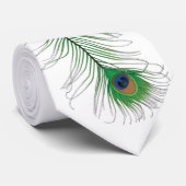 Cravate de plume de paon (Roulé)