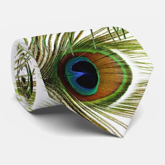 Cravate de plume de paon (Roulé)