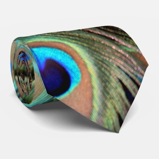 Cravate de plume de paon (Roulé)