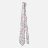 Cravate de points de couleur (Devant)