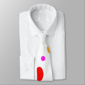 Cravate de points de couleur (Attaché)