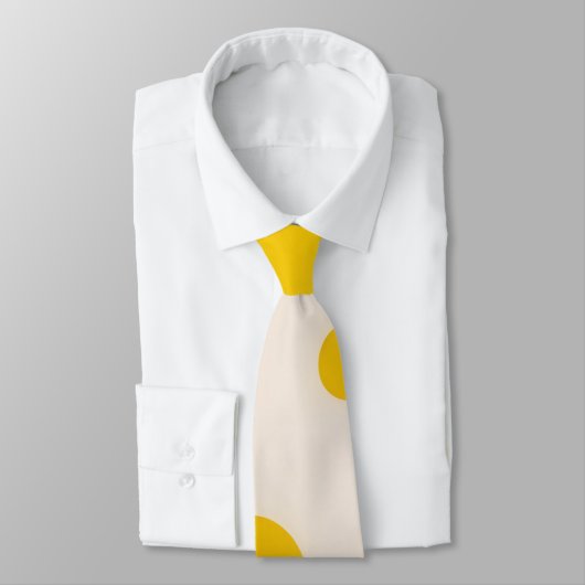 Cravate de points jaunes ensoleillés (Attaché)