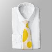 Cravate de points Polka Jaune (Attaché)