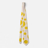 Cravate de points Polka Jaune (Dos)