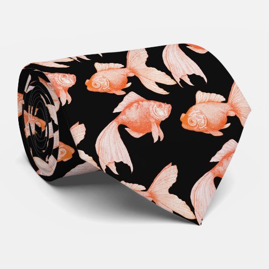 Cravate de poisson rouge (Roulé)