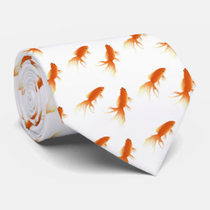 cravate de poisson rouge
