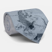 Cravate de poissons de Koi (Roulé)