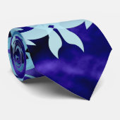 Cravate de porte bleue (Roulé)