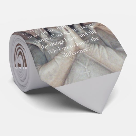 Cravate de prière de sérénité (Roulé)