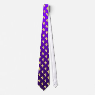 Cravate de prince et de princesse Purple Gryphon