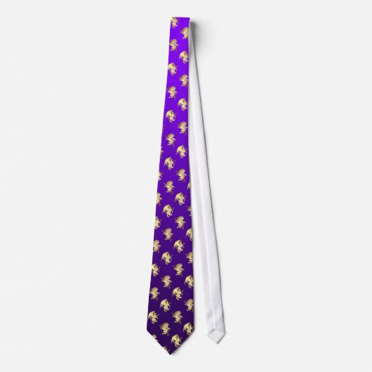 Cravate de prince et de princesse Purple Gryphon (Devant)
