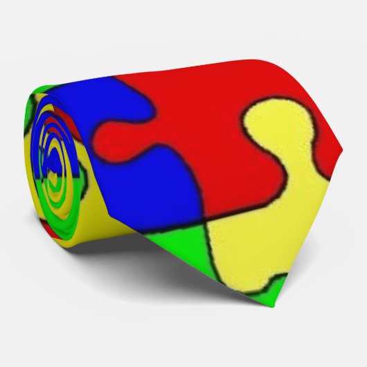 Cravate de puzzle (Roulé)