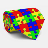 Cravate de puzzle (Roulé)