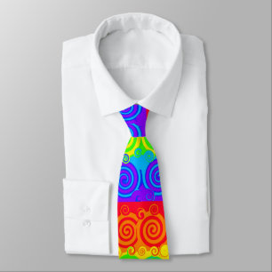 Cravate de Rainbow Swirl