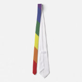 Cravate de rayures de couleur de fierté d'égalité (Dos)