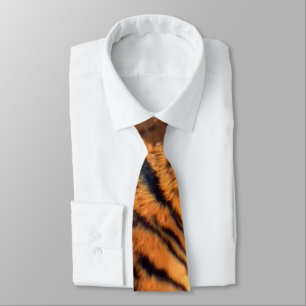 Cravate de rayures de tigre