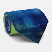 Cravate de Réflexions glaciaires de l'Alaska (Roulé)
