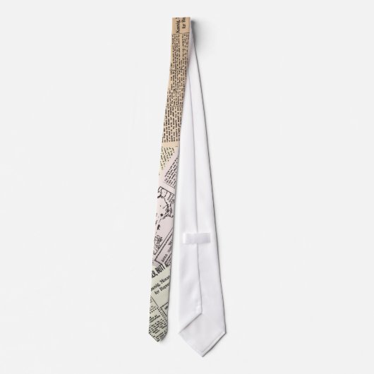 Cravate de regard de journal (Dos)