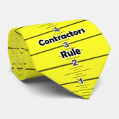 Cravate de règle - "règle d'entrepreneurs " (Roulé)