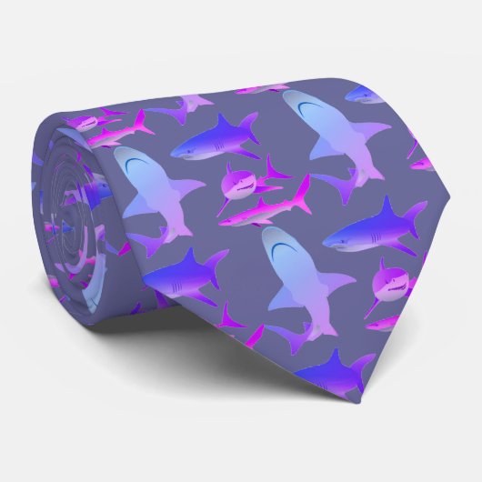 Cravate de requin mâle-pourpre (Roulé)