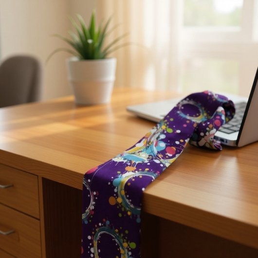 Cravate de rêve colorée