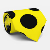 Cravate de robe de point de polka des hommes - (Roulé)