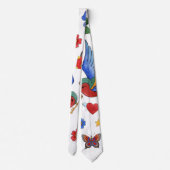 Cravate de robe pour hommes traditionnel Oiseau ta (Dos)