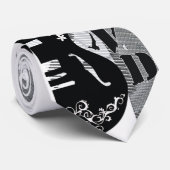 Cravate ~ de rock de ~ (Roulé)