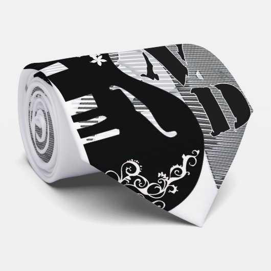 Cravate ~ de rock de ~ (Roulé)