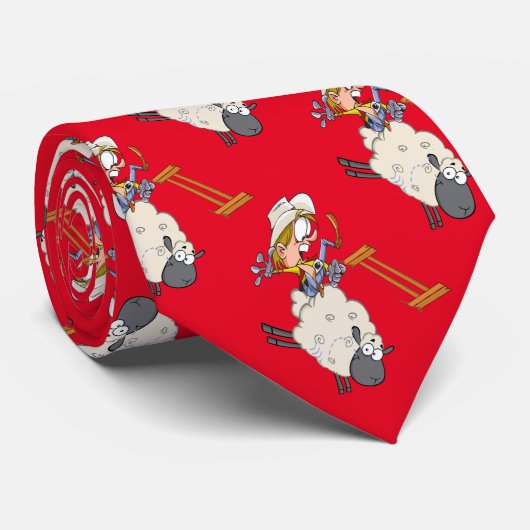 Cravate de rodéo Mens Western Mutton Bustin (Roulé)