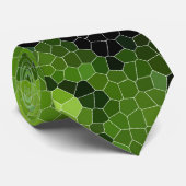 Cravate de rose vert en verre souillé (Roulé)