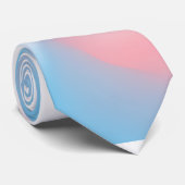 Cravate de rotation de couleur de drapeau transgen (Roulé)