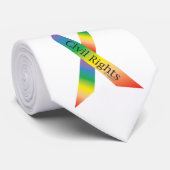 Cravate de ruban de droits civiques - customisée (Roulé)