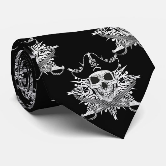 Cravate de sabre d'abordage de croix de pirate de (Roulé)