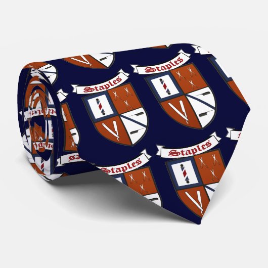 Cravate de salon de coiffure de Staples (Roulé)