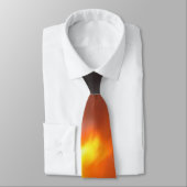 Cravate de sapeur-pompier flambant avec des (Attaché)