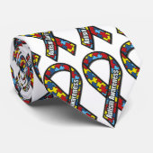 Cravate de sensibilisation sur l'autisme (Roulé)