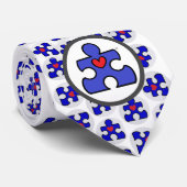 Cravate de sensibilisation sur l'autisme (Roulé)