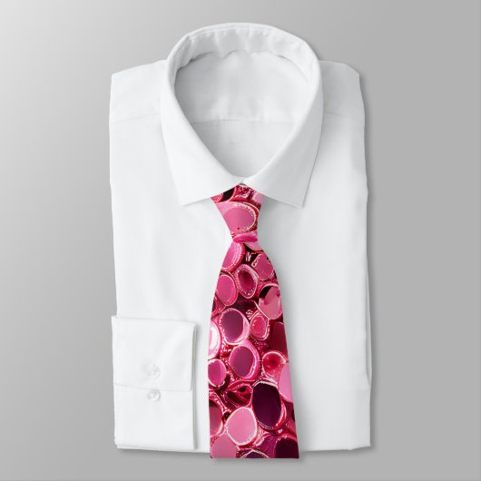 Cravate de séquence rose parties scintillant (Attaché)