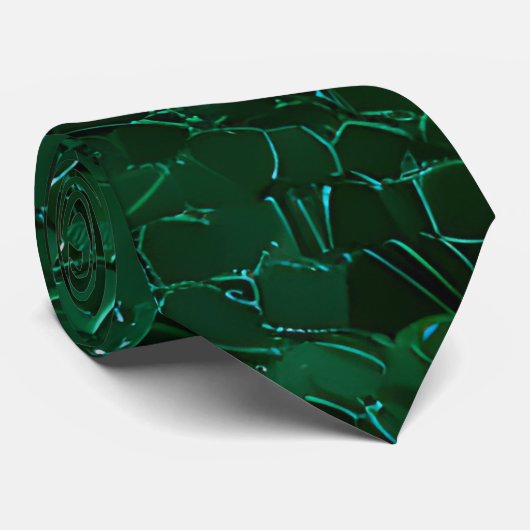 Cravate de séquence verte (Roulé)