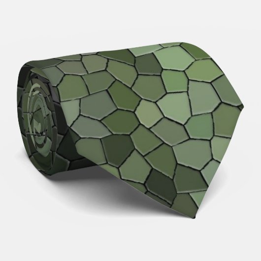 Cravate de serpent vert (Roulé)