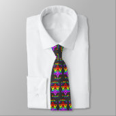 Cravate de Shalom d'arc-en-ciel (Attaché)