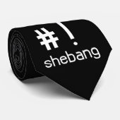 cravate de shebang. - logo simple (Roulé)