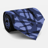 Cravate de silhouette de ballet (saphir) (Roulé)