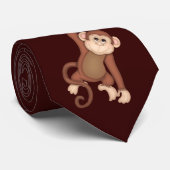 Cravate de singe de bande dessinée (Roulé)