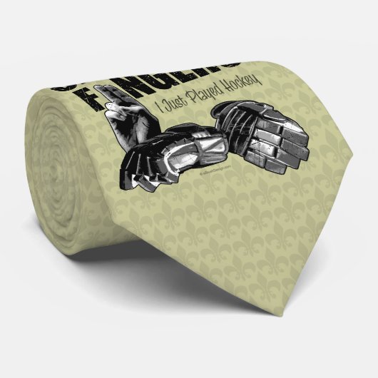 Cravate de Smell My Fingers (hockey) (Roulé)